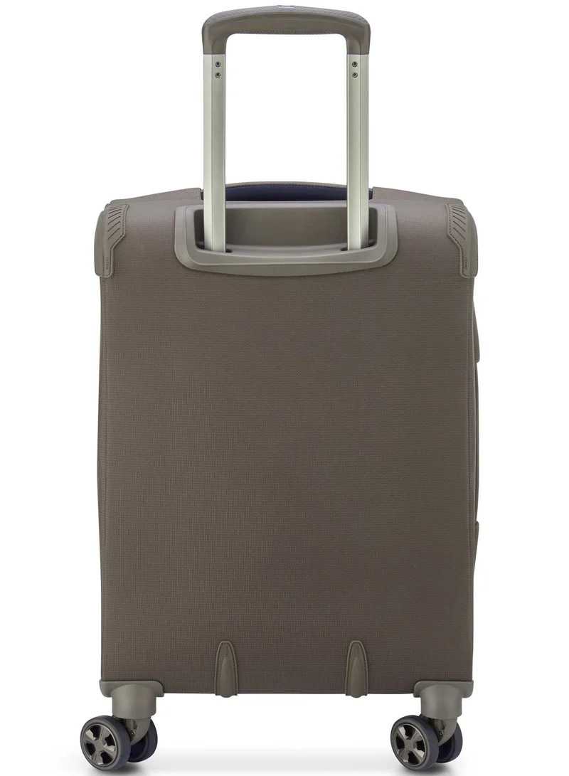 ديلسي _باريس حقيبة سفر هليوم ديلوكس  سم بعجلات مزدوجة قابلة للتوسيع لون موكا