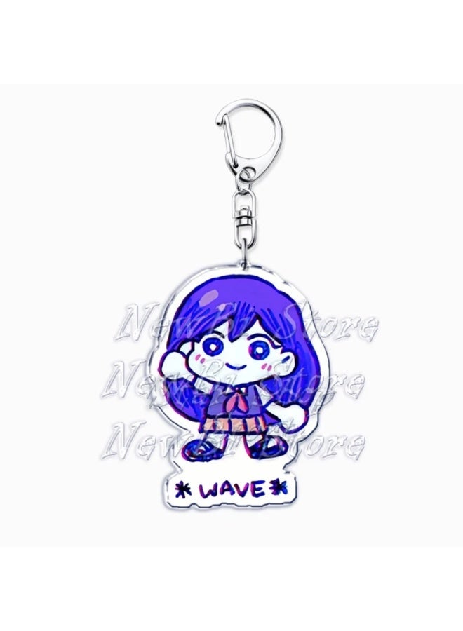 Generic Hot Omori Game Keychain for Accessories Bag Basil Kel Hero Aubrey Omocat Sunny Key Chain Ring Keyring Jewelry Fans Friends Gifts-Color:4-Ships From:CHINA  - Image 1