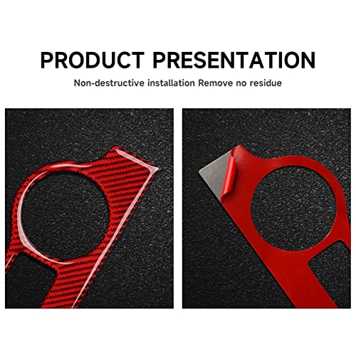 BRMYL Car Headlight Switch Control Cover Decals for 2015-2023 Dodge Challenger Accessories Carbon Fiber Stickers - Image 4