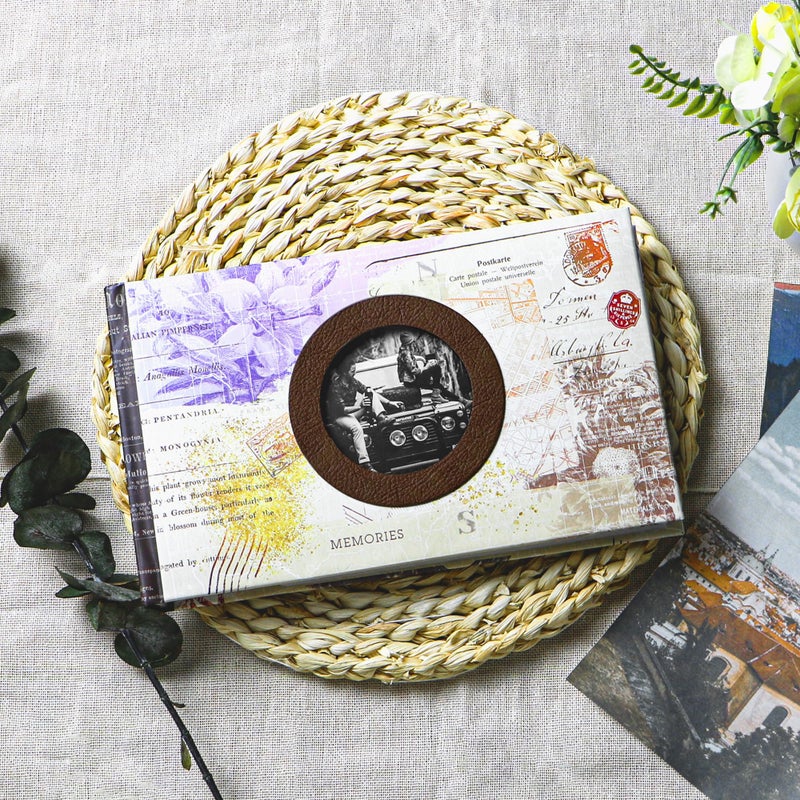 Holoary Photo Album 4x6  Picture Album Holds 50 Horizontal Photos  Memo Writing Area for Each Pocket  Printing Cover Small Photo Book with Front Window  Small Photo Album for Travel Vacation Adventure - Image 5