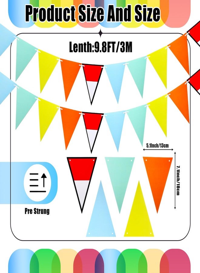 اودين لافتة حفلات أنمي من أوداين، 5 قطع، لافتة مثلثة ملونة، زينة عيد ميلاد متعددة الألوان، مناسبة لأعياد الميلاد والمناسبات الخارجية، ديكور معلق للحفلات - Image 2