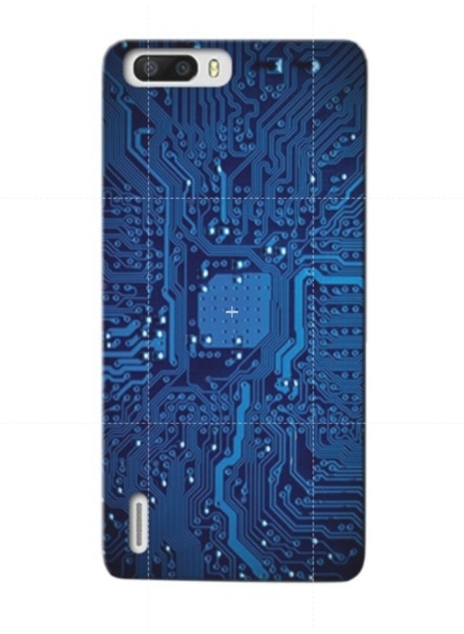 AMC DESIGN Combination Protective Case Cover For Huawei Honor 6 Plus Circuit Board