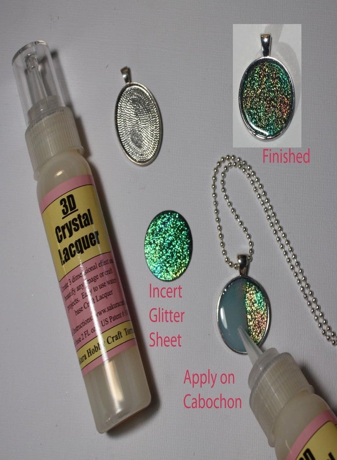 Sakura Hobby Craft Sakura Hobby 3D 2-ounce Crystal Lacquer,Clear - Image 3
