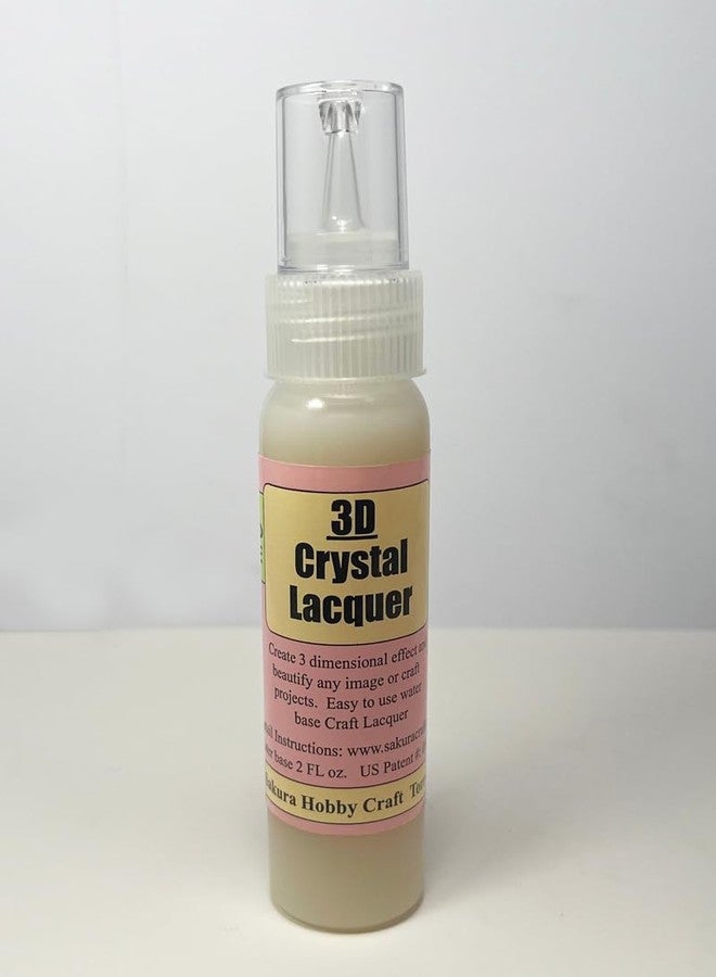 Sakura Hobby Craft Sakura Hobby 3D 2-ounce Crystal Lacquer,Clear - Image 1
