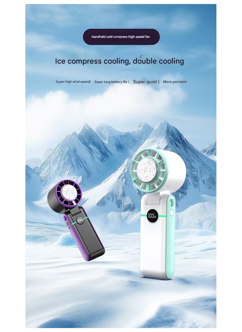 Portable Ice Cooling Fan, New outdoor Mini Handheld Turbo Fan with Ice Pack Refrigeration - pzsku/Z9C534907620C0968BC21Z/45/_/1740195329/1174269d-fe7d-458d-9a8e-689d5d1a618e