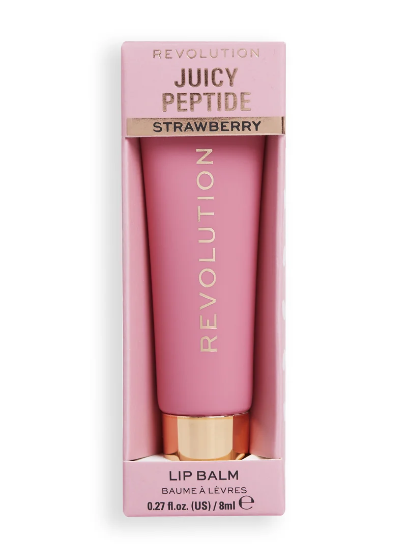 REVOLUTION Revolution Juicy Peptide Lip Balm Pink Strawberry