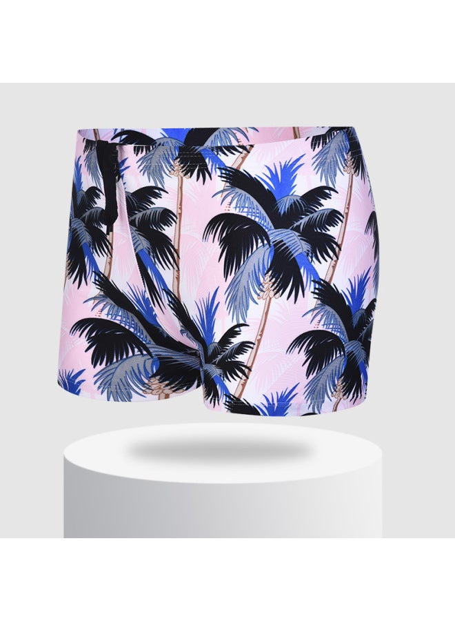 إسكدنيا سراويل سباحة للشاطئ للرجال مطبوعة سريعة الجفاف فضفاضة للرجال مضادة للإحراج للسباحة في الربيع الساخن وعطلات السباحة بالجملة-اللون: وردي- - Image 1