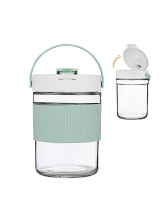 Premium Flip-Top Glass Pitcher, (40 fl.oz) Container with Handle and Spout Airtight Leakproof Jar Pitcher Design for Food Storage, Dishwasher Refrigerator Safe - pzsku/Z9C53B264DF8FE9B7348BZ/45/_/1700038221/755a1700-b731-4bbf-9bc2-dd2c8c8fcc7e