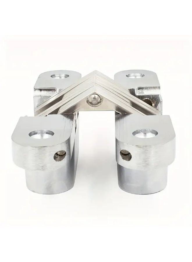 2Pcs Heavy Duty Stainless Steel Invisible Hinges Silver Finish For Wooden Boxes Interior Doors - Image 5