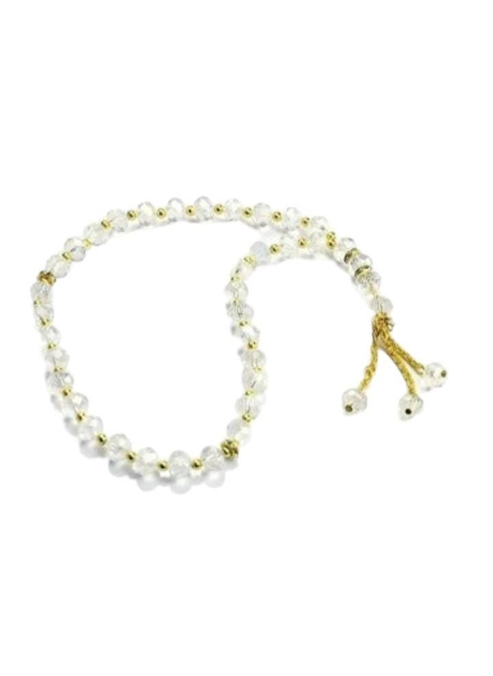 Generic Strand Islamic Tasbih Muslim Rosary Beads 33-beads Prayer Bracelet Handmade Religious Jewelry Meditation 