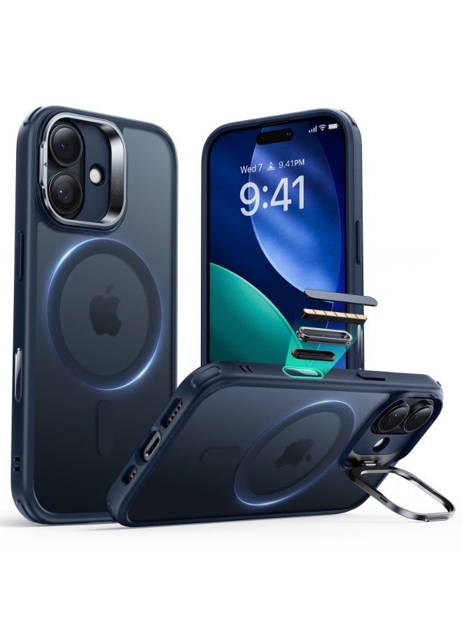 ESR for iPhone 17 Case with Stash Stand, Camera Control Cover Compatible with MagSafe, Military-Grade Drop Protection Magnetic Phone Case, Scratch-Resistant Back Cover blue - Image 1