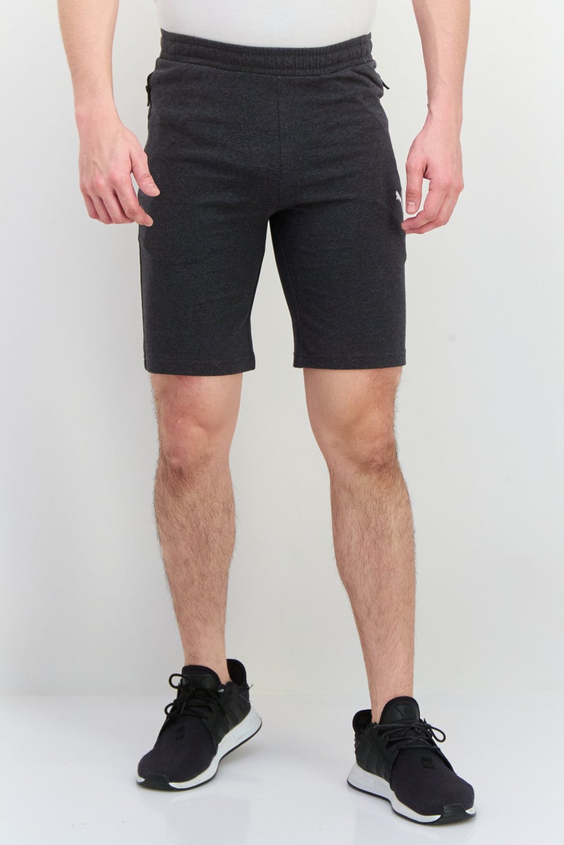 PUMA Men Slim Fit Brand Logo Outdoor Shorts, Grey - Image 1