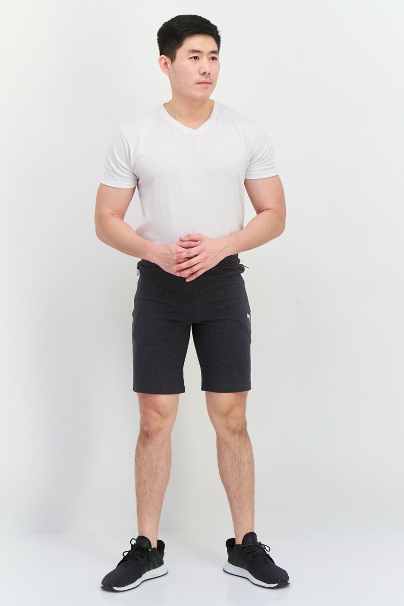 PUMA Men Slim Fit Brand Logo Outdoor Shorts, Grey - Image 4