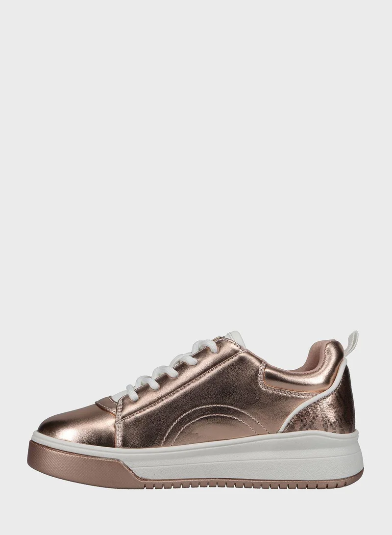 Michael Kors Youth Alex Low Top Lace Up Sneakers