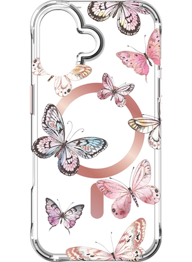 Body Glove Karma by Body Glove Pink Butterflies with MagSafe Case - iPhone 16 - Image 1