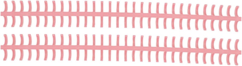 10mm PP Plastic Binding Spines, 30 Hole, Sturdy and Easy to Use for Organizing Documents, Reports, Notebooks, and Portfolios, Value Pack of 10 (Coccineous Pink) - Image 2