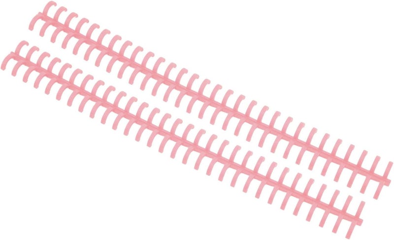 10mm PP Plastic Binding Spines, 30 Hole, Sturdy and Easy to Use for Organizing Documents, Reports, Notebooks, and Portfolios, Value Pack of 10 (Coccineous Pink) - Image 3