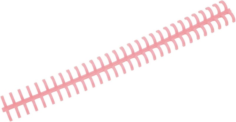 10mm PP Plastic Binding Spines, 30 Hole, Sturdy and Easy to Use for Organizing Documents, Reports, Notebooks, and Portfolios, Value Pack of 10 (Coccineous Pink) - Image 5