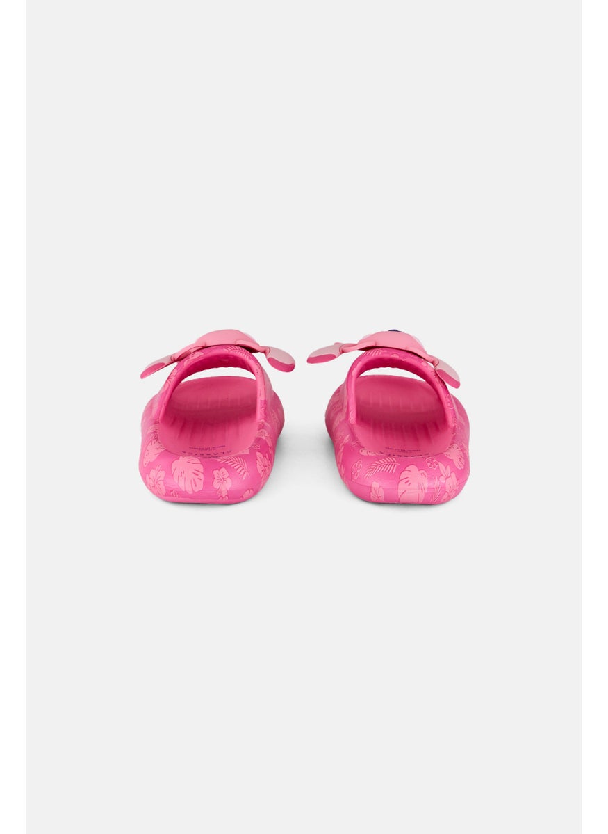 Disney Toddlers Girl Stitch Slip On Slipper, Pink  - Image 4