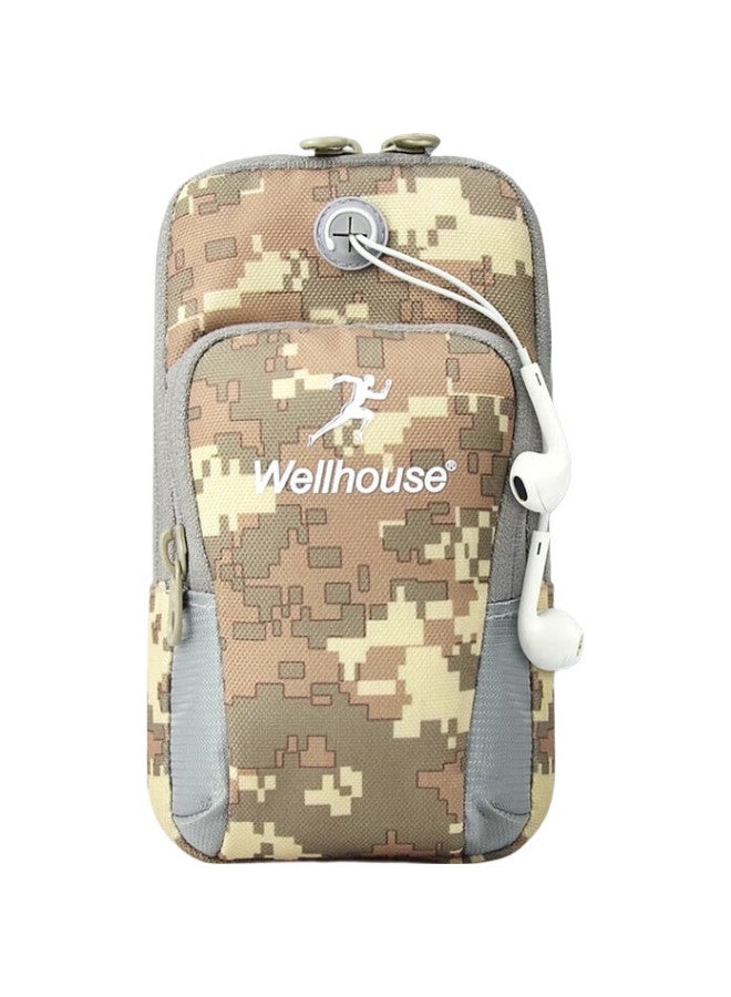 Wellhouse Arm Sleeves, Phone Pouch, Running Armband For Men And Women, Outdoor Sports Arm Covers, Cycling Wristband, Army Green, Size L - Image 3