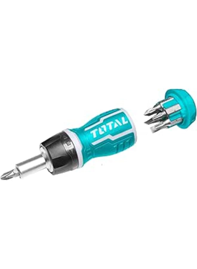 Total 8 IN 1 Stubby screwdriver set TACSDS1726