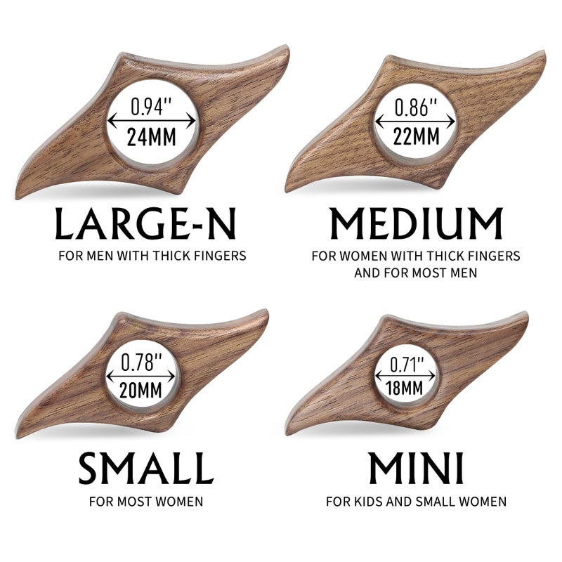 WACANTIC Walnut Book Page Holder, Smooth Finish Wood Book Holder for Reading, Ideal Book Reader Gifts & Reading Accessories,Book Worm Gifts for Women, Thumb Book Page Holder (Large-N) - Image 5