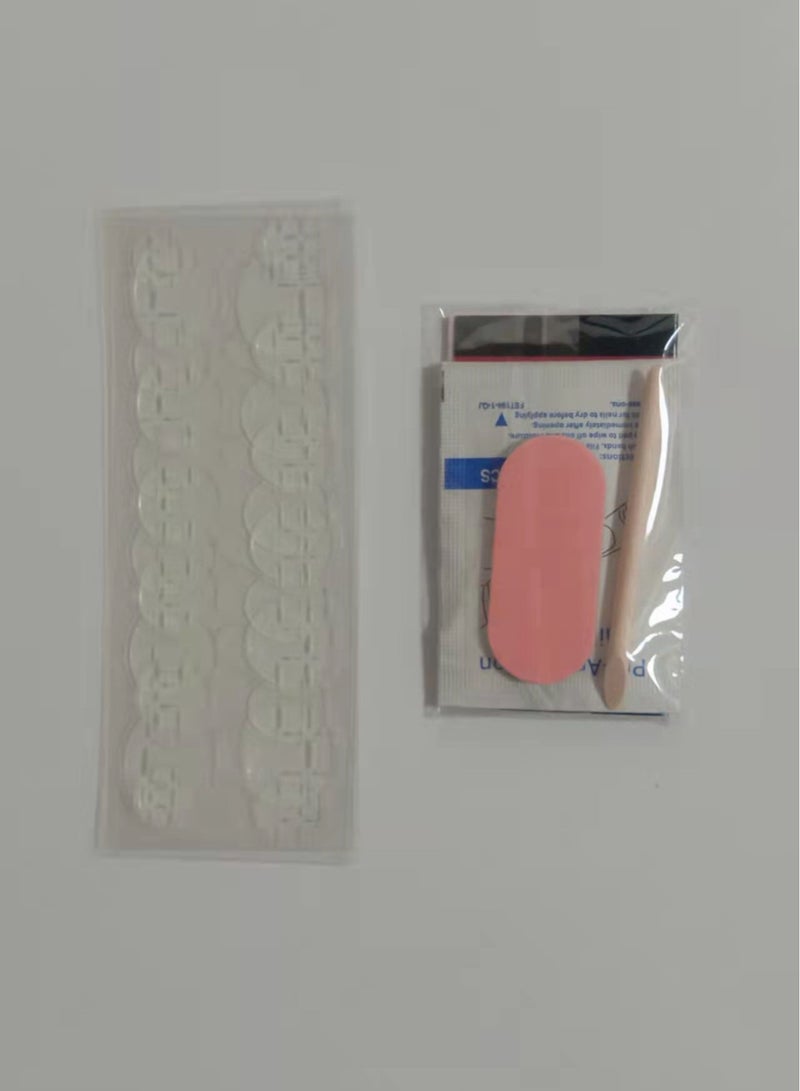 BLOOMING TIME 24-Piece Gloss Fake Nails Kit with Glue Stick Rose Red - Image 2