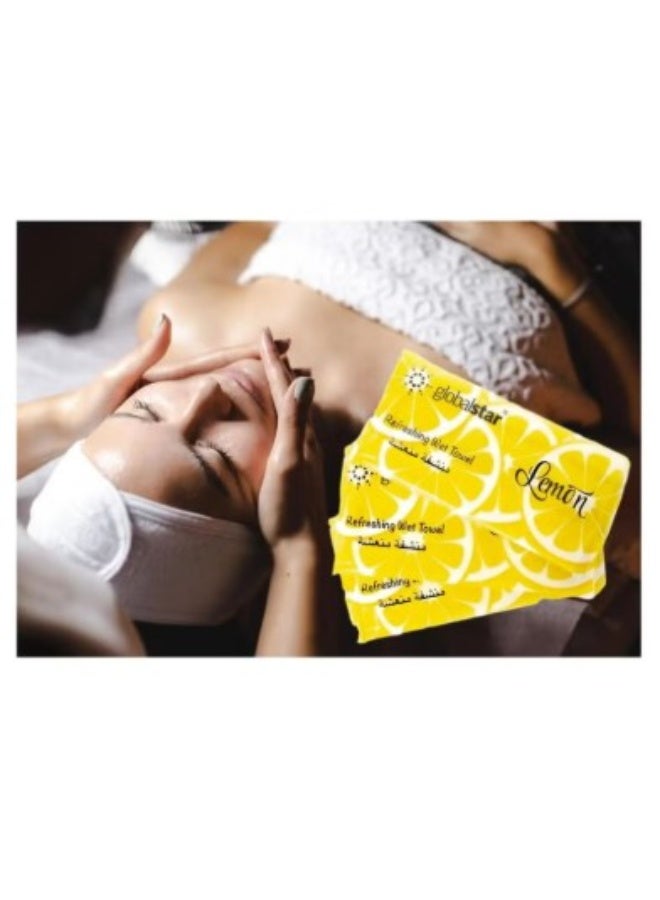 Globalstar Refreshing Wet Wipes Lemon, 42g - Image 5