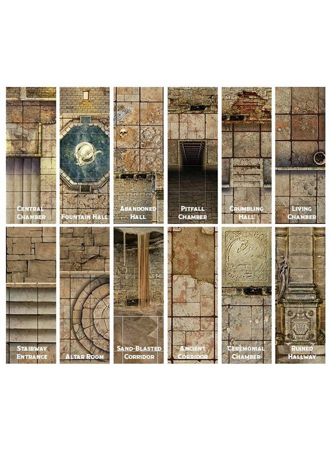 Gale Force Nine Tenfold Dungeon: The Temple - Modular Roleplaying Terrain Set & 5e RPG Adventure (GF9TFD04) - Image 3