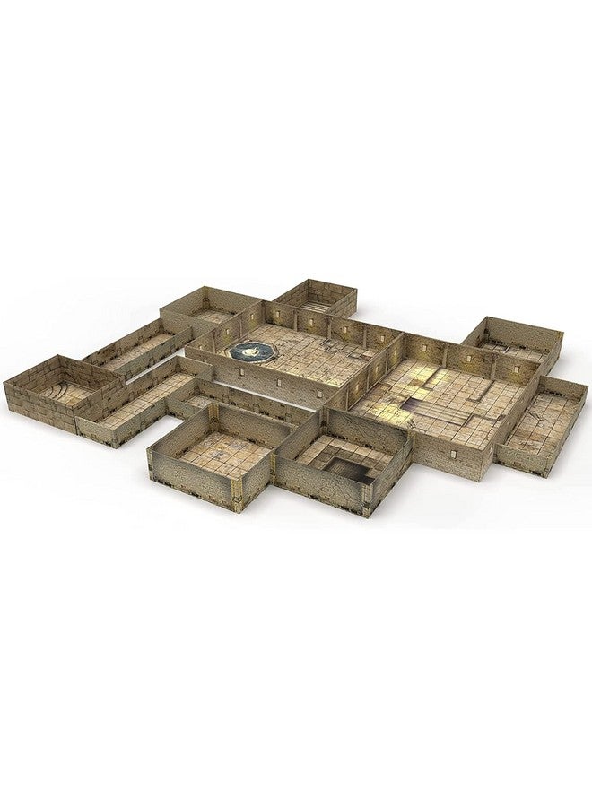 Gale Force Nine Tenfold Dungeon: The Temple - Modular Roleplaying Terrain Set & 5e RPG Adventure (GF9TFD04) - Image 4