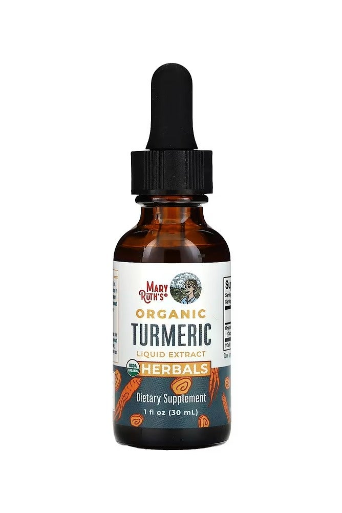 MaryRuth Organics Turmeric Curcumin Liquid Drops by MaryRuth's | Sugar Free | USDA Organic | Organic Turmeric Supplement | Joint Support Supplement | Liver Support | Non-GMO | Gluten Free | Vegan | 1 Fl Oz - Image 2