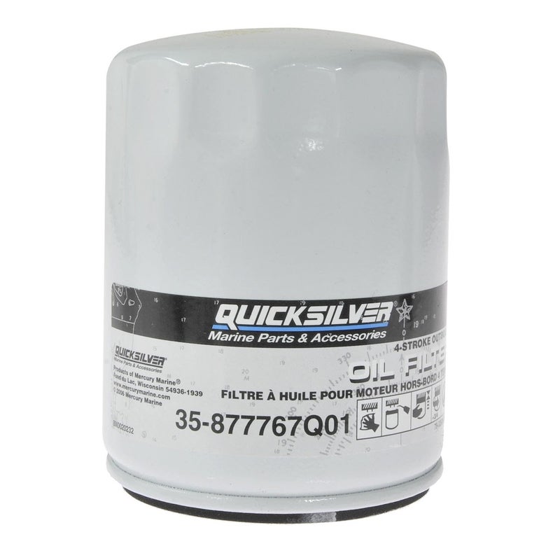 Quicksilver 877767Q01 Oil Filter for Verado Inline 4Cylinder 135200hp Outboards - Image 2