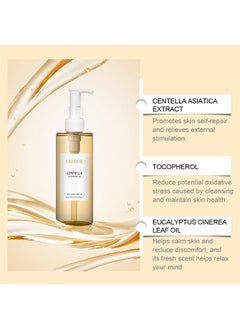 EELHOE Centella Light Cleansing Oil (100ml), Gentle Korean Facial Cleanser for Double Cleansing – Makeup Remover and Daily Skincare Solution for Sensitive, Acne-Prone Skin  - Image 5