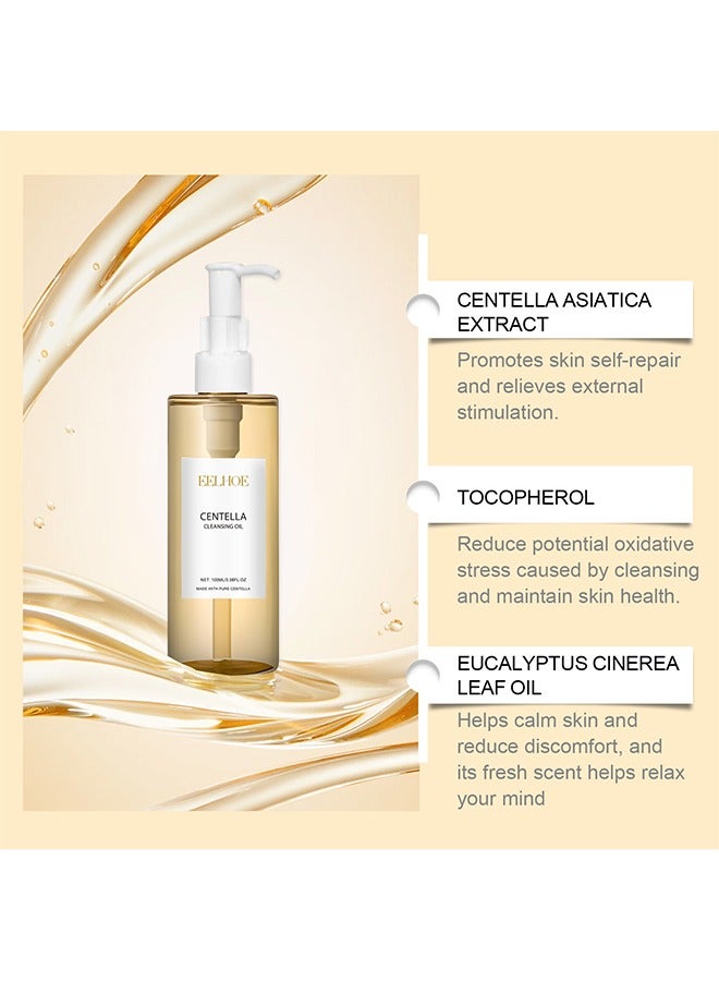 إيلهو زيت سينتيلا للتنظيف الخفيف (100 مل) ، منظف الوجه الكوري اللطيف للتنظيف المزدوج - مزيل مكياج ومحلول يومي للعناية بالبشرة للبشرة الحساسة والمعرضة لحب الشباب - Image 5