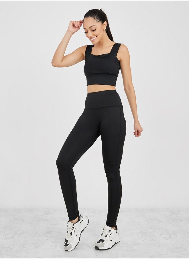 Styli - Hidden Back Waist Pocket Active Leggings - Image 1