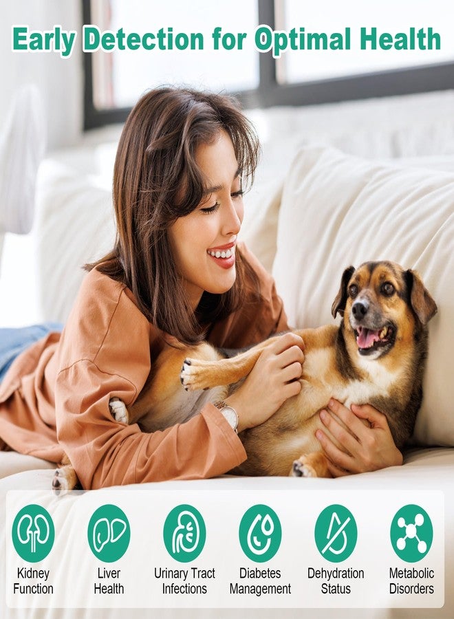 SaySummer Urine Test Strips for Dogs Cats - 50 Counts Urinalysis Test Strips for Pets 10 in 1 Testing Protein Blood Leukocytes pH Nitrite and More Dog Cat Test Kit for Pets - Image 5