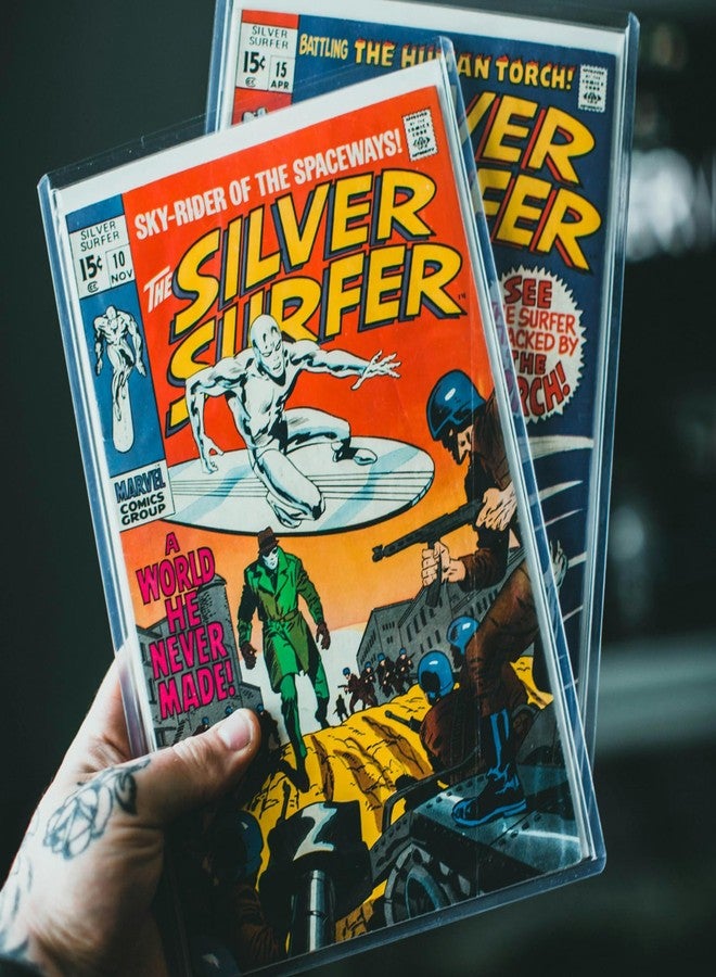 Ysglory Comic Book Top Loaders 10ct Comics Storage Protector Sleeves Plastic Rigid Holder Crystal Clear Protection for Current Modern Comic Book Collectors Storage Display - Image 3