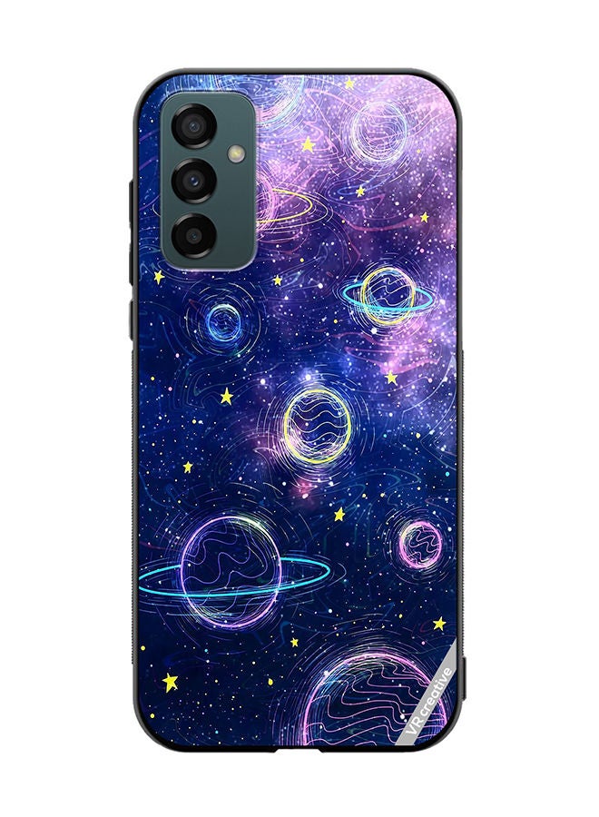 VR CREATIVE Protective Case Cover For Samsung Galaxy M23 Galaxy Design Multicolour - Image 1
