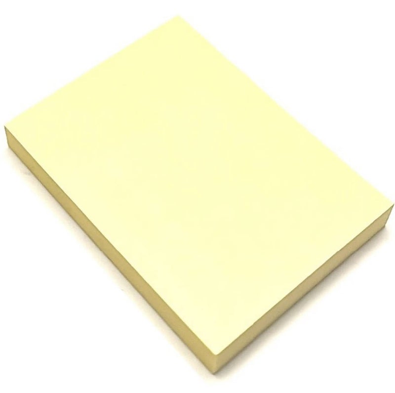 oddy Sticky Notes, 3" x 4", Pastel Yellow Sticky Notes (Pack of 3, 300 Sheets) 2X Sticking Power - Image 2