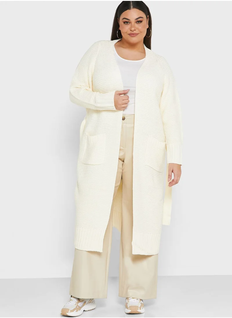 Vero Moda Curve Tie Detail Knitted Cardigan