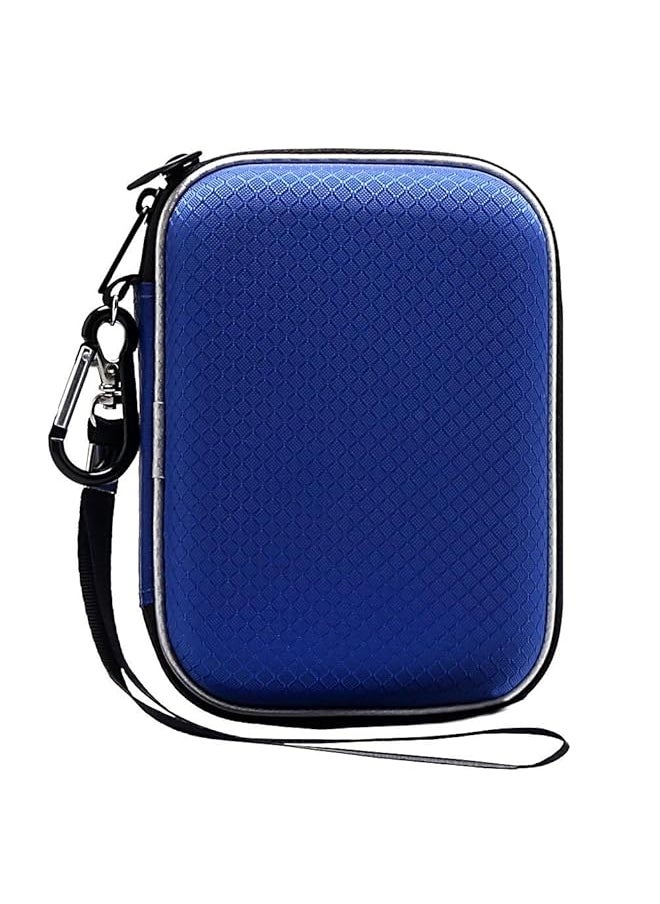 Lacdo - Shockproof Hard Drive Case For Western Digital Wd My Passport Ultra Wd Elements Wd Gaming Drive Portable External Hard Drive 1Tb 2Tb 3Tb 4Tb 5Tb Usb 3.0 Usb C 2.5 Inch Hdd Travel Storage Bag Blue - Image 1