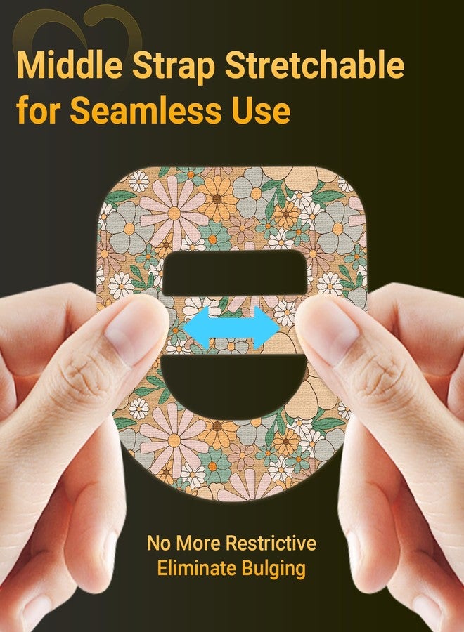 Amolyfe Omnipod 5 Adhesive Patches Waterproof, 20 Pack Amolyfe Omnipod Overpatches with Stretchable Strap, Breathable, Long-Lasting Medical Adhesive, Premium Hinged Tin (Heart) - Image 3