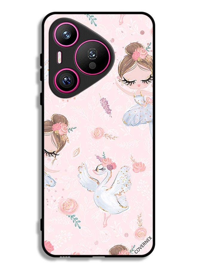 Covernex Huawei Pura 70 Protective Case Cover Doly Girl And Flowers - Image 1