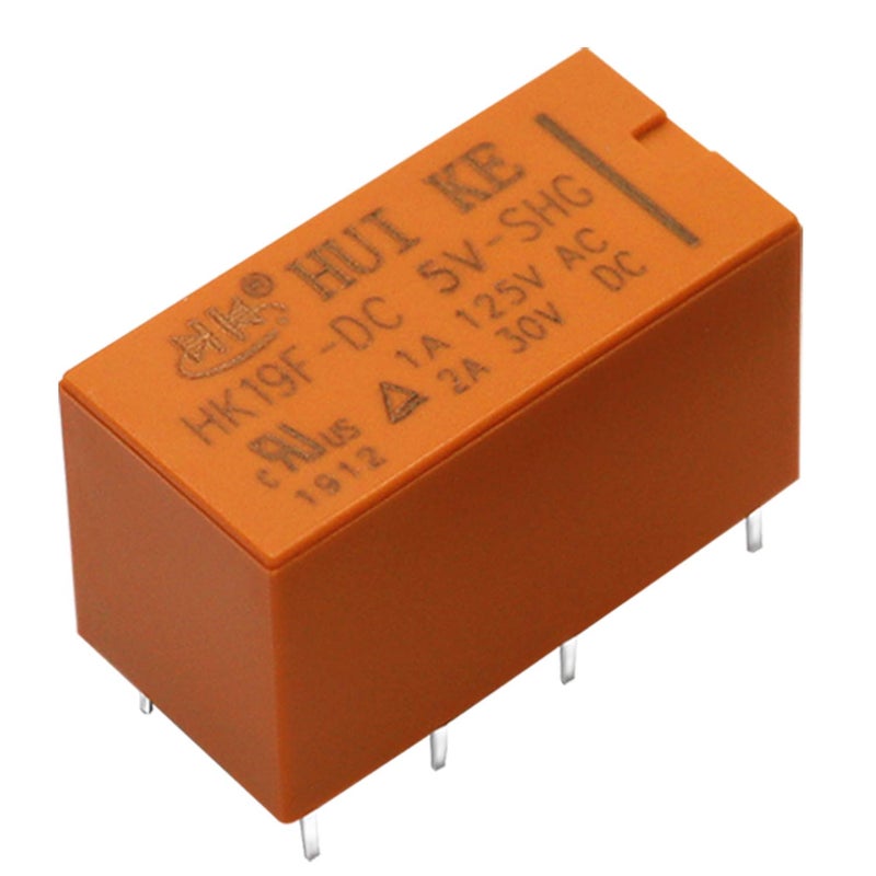 Tnisesm 6pcs Coil DPDT PCB Power Relay DC 5V 8 Pins Mini Power Relay - Image 4