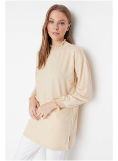 Woman Modest Tunic Beige