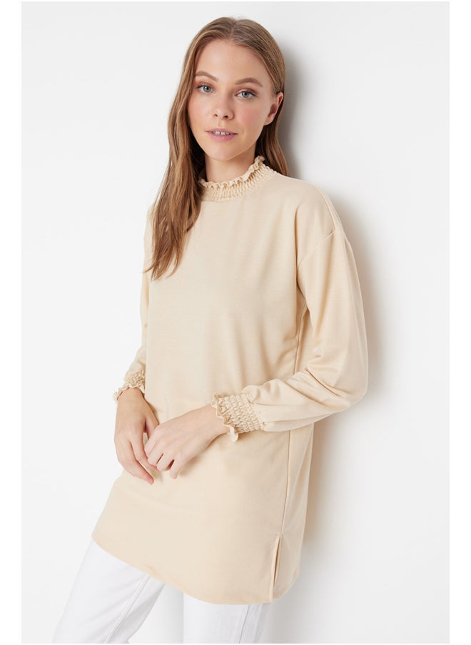 trendyol - Woman Modest Tunic Beige - Image 1