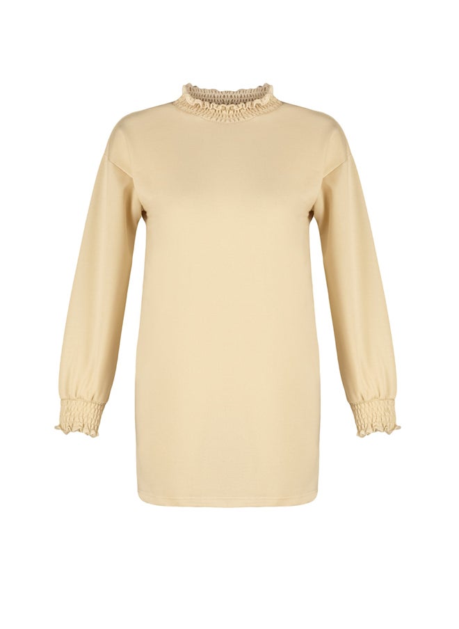trendyol - Woman Modest Tunic Beige - Image 1