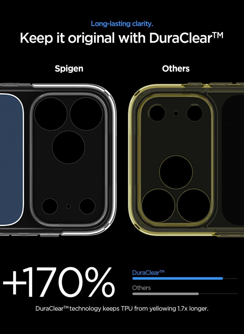 Spigen غطاء Ultra Hybrid T MagFit لجهاز iPhone 17 Pro MAX [غطاء زر التحكم في الكاميرا] مع MagSafe (2025) - أزرق غير لامع - Image 5