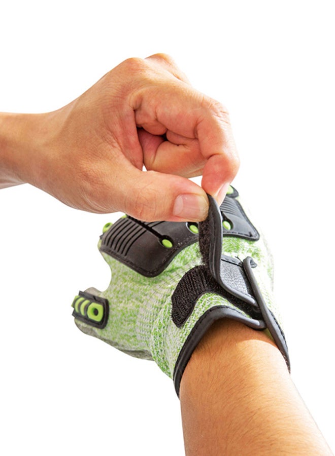 DPT Safety Gloves, Green  - Image 4