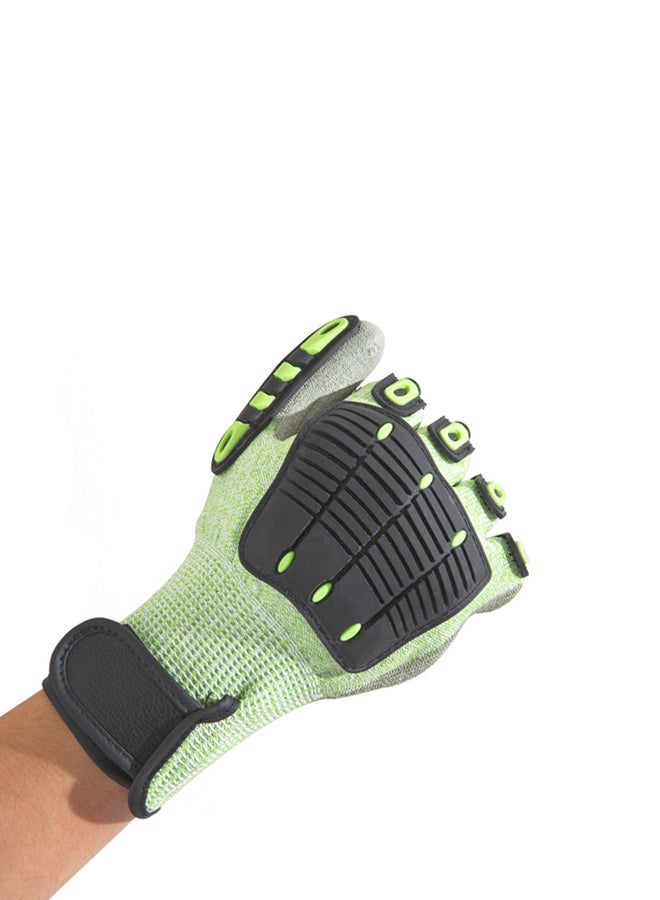 DPT Safety Gloves, Green  - Image 3